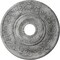 Ekena Millwork Vienna Medallion (Canopies up to 6 1/2"), 20"OD x 3 1/2"ID x 1 1/2"P, Ultra Pure White Crackle CM20VIUWC - alternate 1